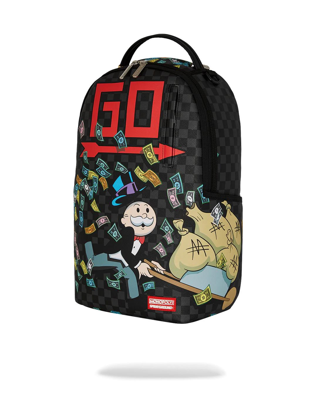 MONOPOLY WHEEL BARREL BACKPACK