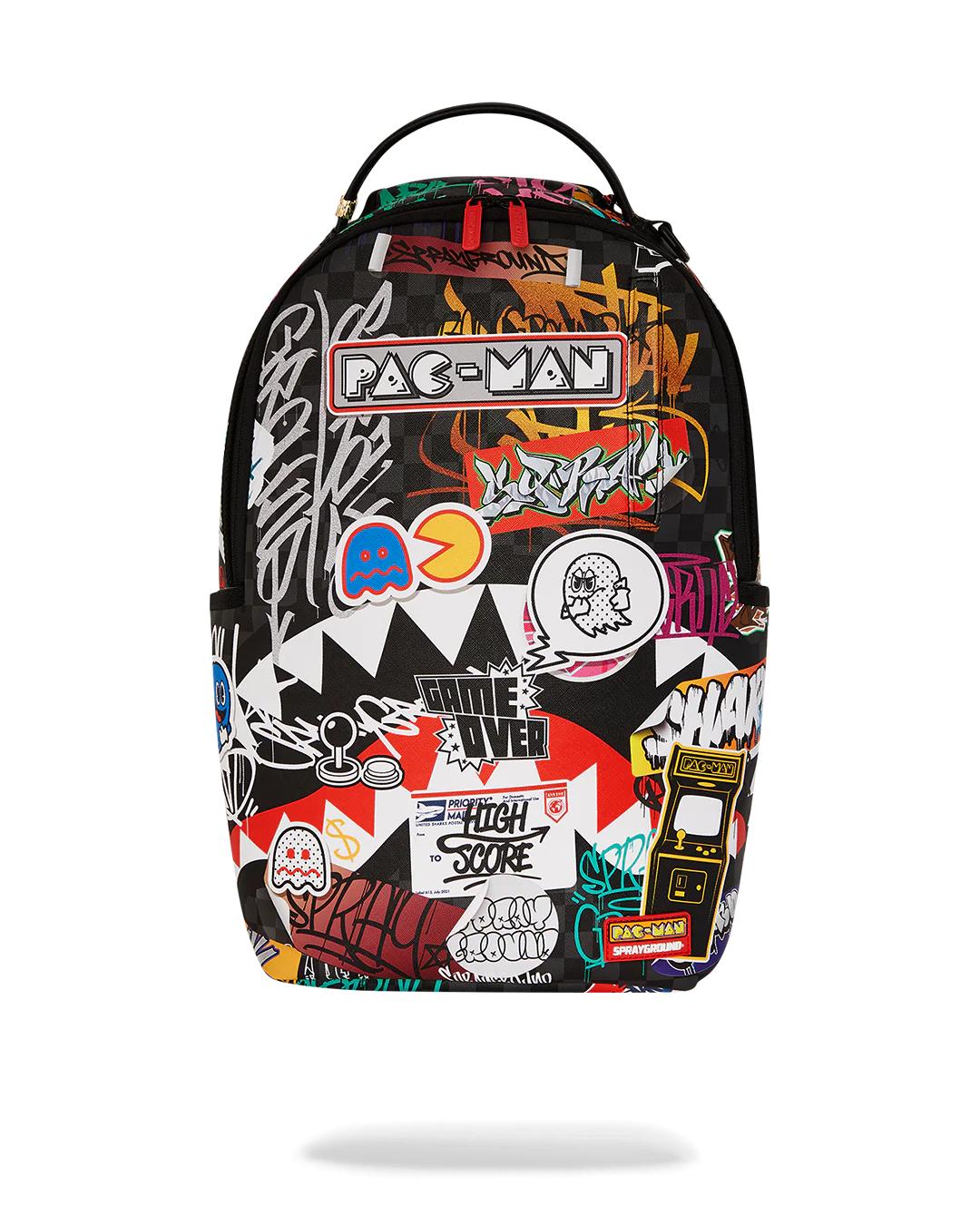 PACMAN LEVELED-UP ART BACKPACK