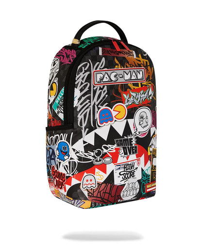 PACMAN LEVELED-UP ART BACKPACK