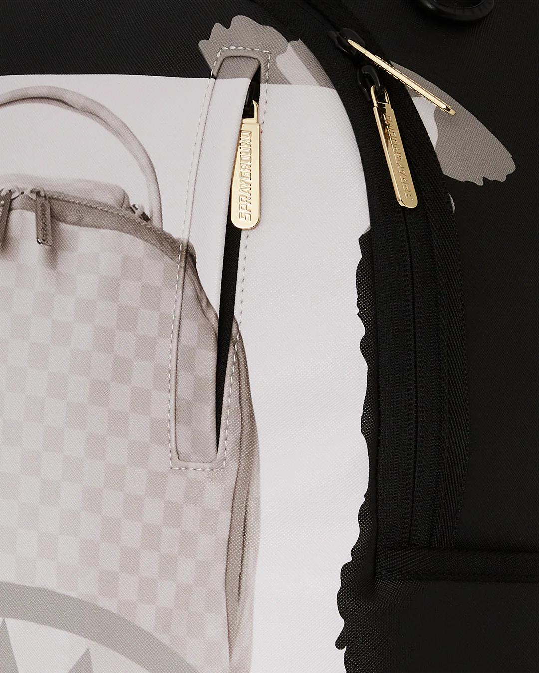 BAG ON BAG OPTICAL ILLUSION SHARKS IN PARIS BACKPACK