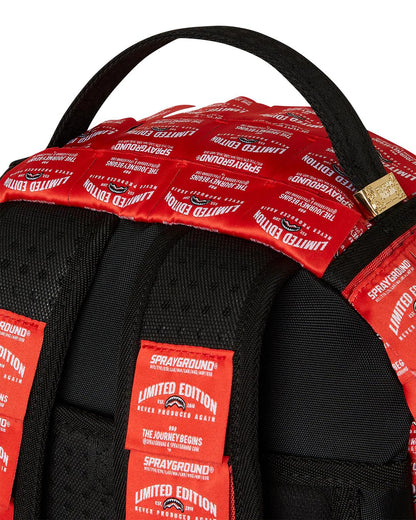 MADE OF WOVEN LABELS SHARK BACKPACK