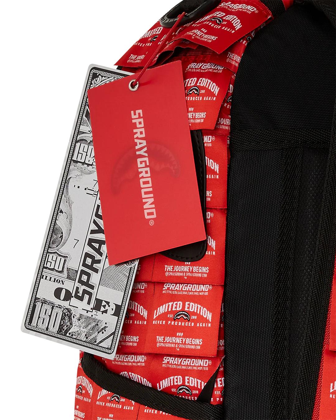 MADE OF WOVEN LABELS SHARK BACKPACK