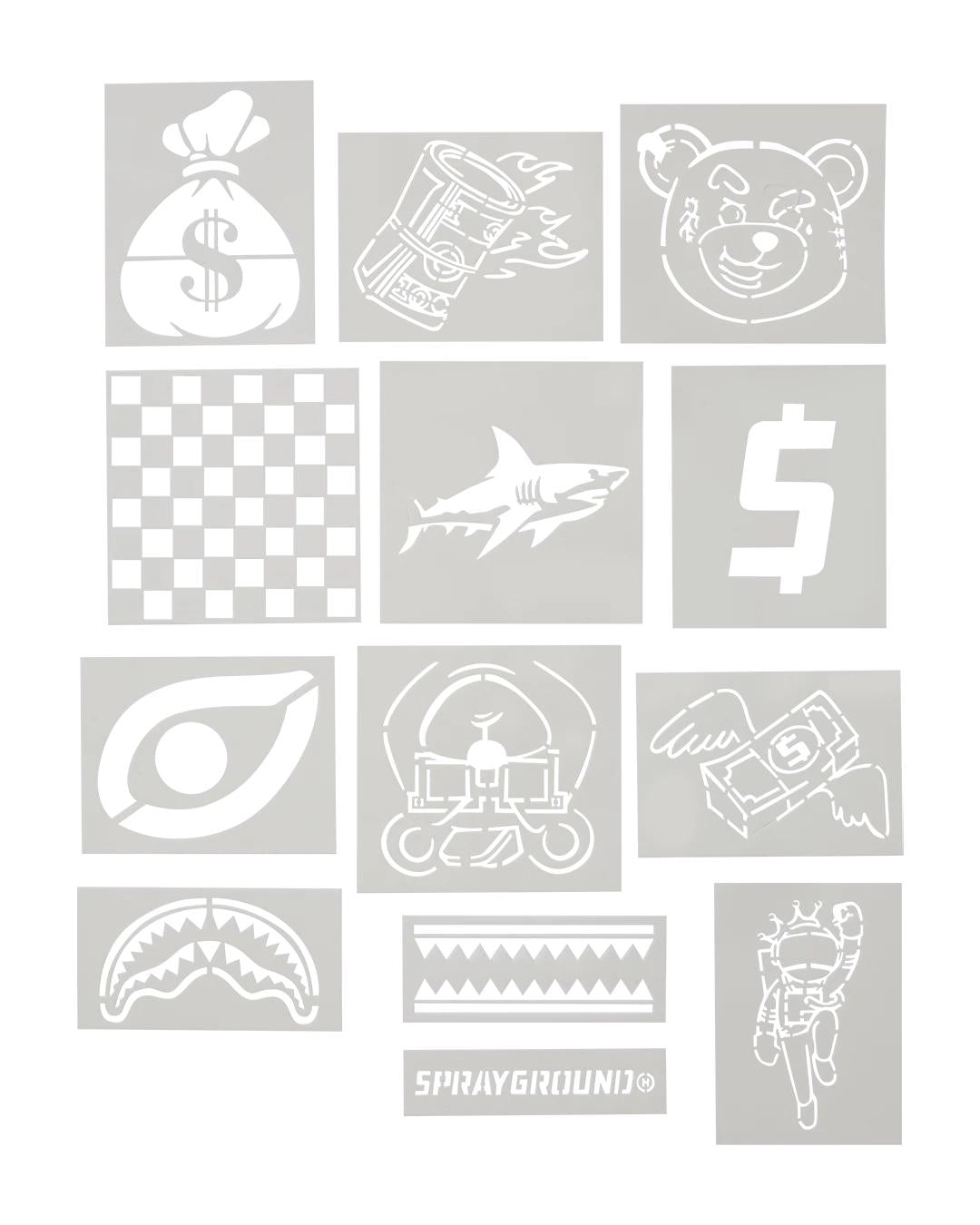 GRAFFITI ARTIST - DESIGN YOUR OWN BACKPACK - 9 STENCILS INCLUDED