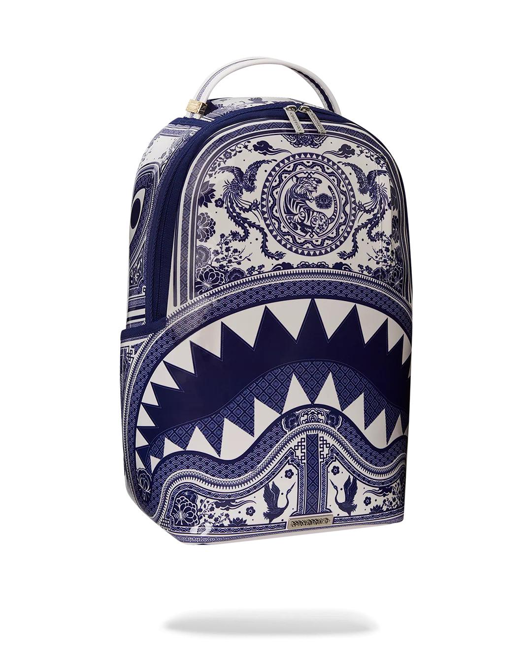 PORCELAIN TIGER PHOENIX SHARK BACKPACK