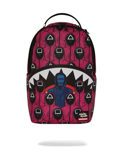 SQUID GAME COLLAB FRONT MAN & PINK GUARD SHARKS BACKPACK