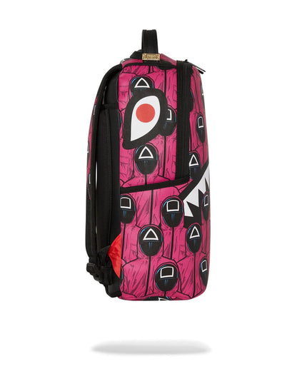 SQUID GAME COLLAB FRONT MAN & PINK GUARD SHARKS BACKPACK