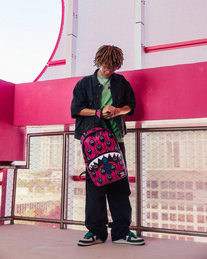 SQUID GAME COLLAB FRONT MAN & PINK GUARD SHARKS BACKPACK
