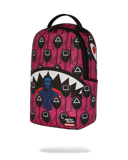 SQUID GAME COLLAB FRONT MAN & PINK GUARD SHARKS BACKPACK