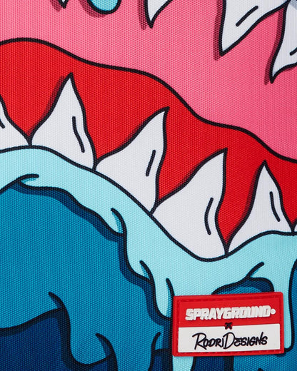 JORGE RODRIGUEZ THE ARTIST COLLAB DRIPS SHARKS BACKPACK