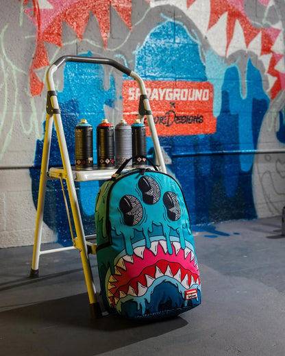 JORGE RODRIGUEZ THE ARTIST COLLAB DRIPS SHARKS BACKPACK